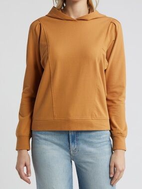 Caslon Pleat Sleeve Hoodie